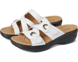 Сандалии Clarks Merliah 2 Cove на клиновидной подошве с застежками на липучках