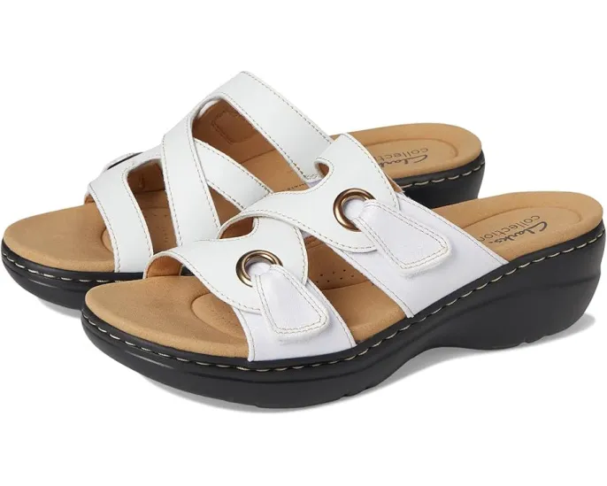Сандалии Clarks Merliah 2 Cove на клиновидной подошве с застежками на липучках