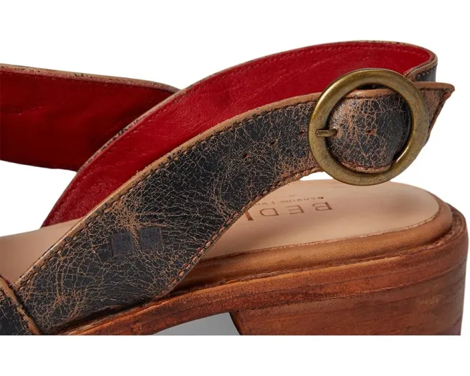 Туфли Bed Stu Join с заостренным мыском и регулируемой пряжкой на пятке