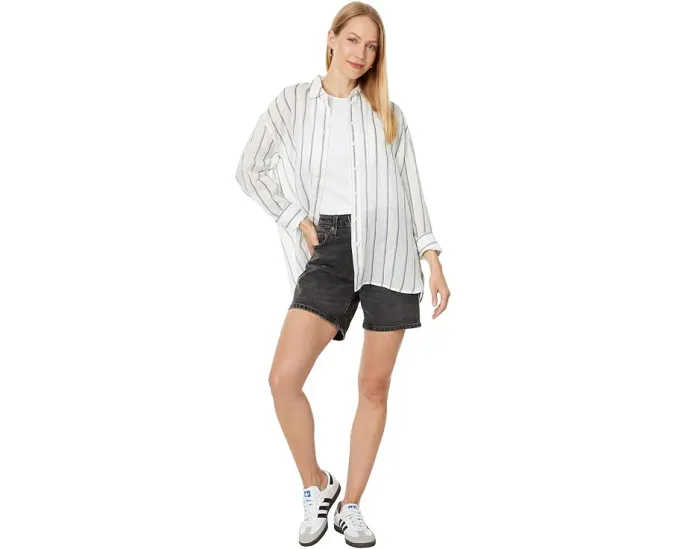 Шорты Levi's 501 Mid Thigh с высокой талией и прямым кроем