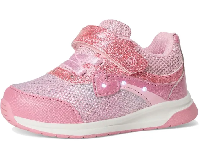 Детские кроссовки Stride Rite Sr Heart Light со светящейся подошвой и цветочным принтом