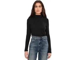 Водолазка Madewell Coverstitch с драпировкой из вискозного рубчика