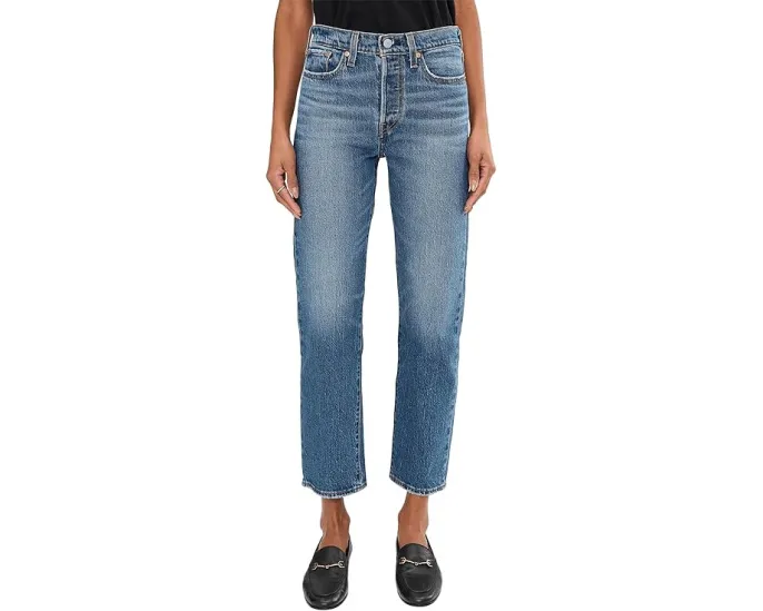 Levi's® Premium джинсы Wedgie Straight с прямым кроем и завышенной талией