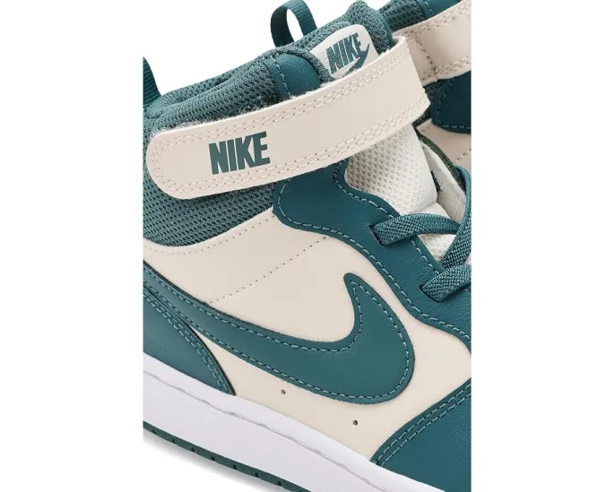 Кроссовки Nike Kids Court Borough Mid 2 для младших детей с застежкой на липучке