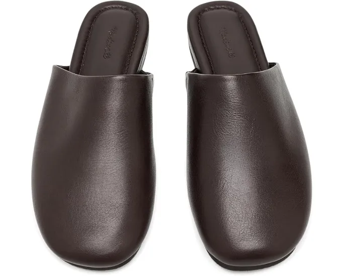 Кожаные мюли Madewell Lorna Orasay Toe с круглым носом