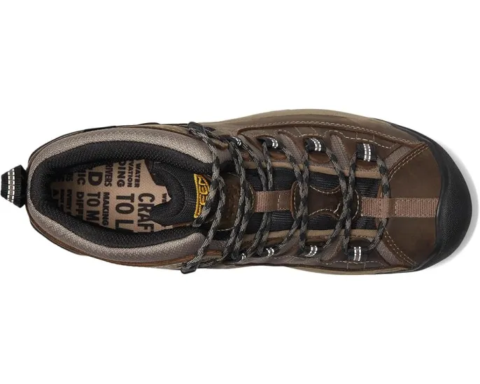 Трекинговые ботинки KEEN Targhee II Mid с мембраной KEEN.DRY и поддержкой щиколотки