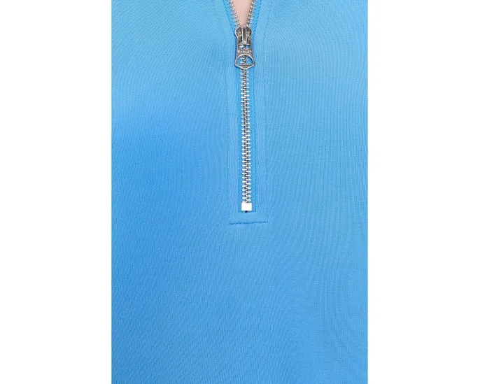 Свитшот Ritchie Short Sleeve от Varley с разрезным воротником и полузастежкой