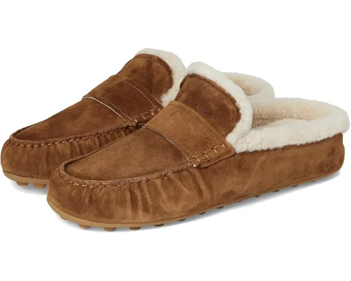 Мюли Vince Berkley из замши с подкладкой из овчины