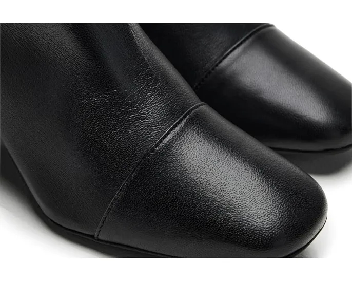 Ботинки Free People Wisteria до щиколотки из натуральной кожи на устойчивом каблуке