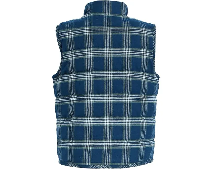 Детская стеганая жилетка Janie and Jack в клетку с начесом