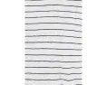 Organic Linen Jersey Stripe Crew Neck Short Sleeve Box Top