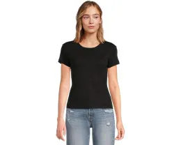 Футболка AllSaints Stevie из 100% хлопка с коротким рукавом и прямым подолом