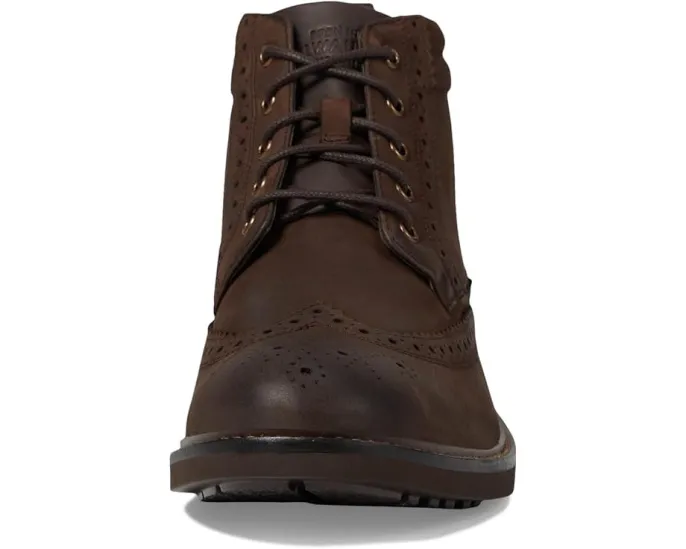 Кожаные ботинки Nunn Bush Odell 2.0 Wingtip с круглым носком и технологией Dual Comfort