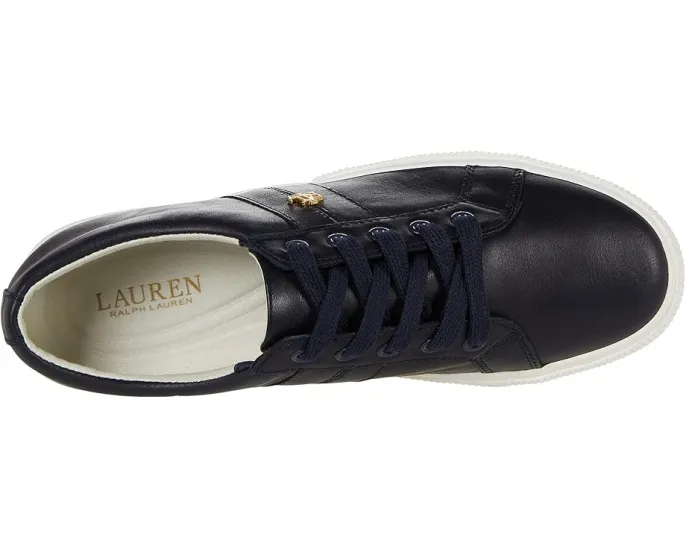 Кроссовки Lauren Ralph Lauren Janson II Action Leather Sneaker с круглым носком