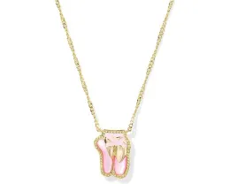 Короткое колье Kendra Scott Ballet Short Pendant с перламутром