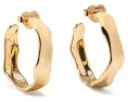 Серьги Molten Hoops с кубическим цирконием и акцентом в виде лопаты
