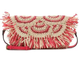 Клатч-кроссбоди Patricia Nash Loulia из соломки с кожаной отделкой