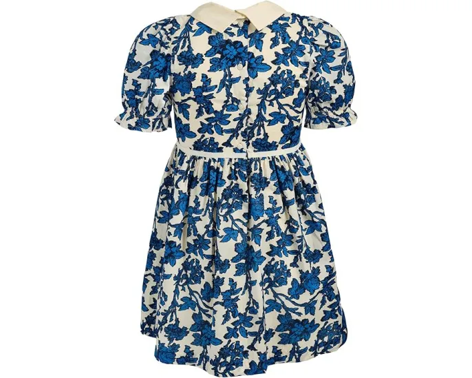 Платье Janie and Jack с цветочным воротником и пышными рукавами