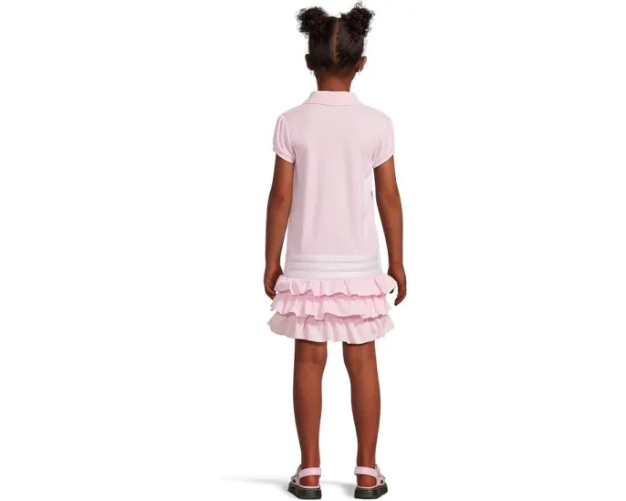Платье-поло с рюшами для девочки от adidas Kids