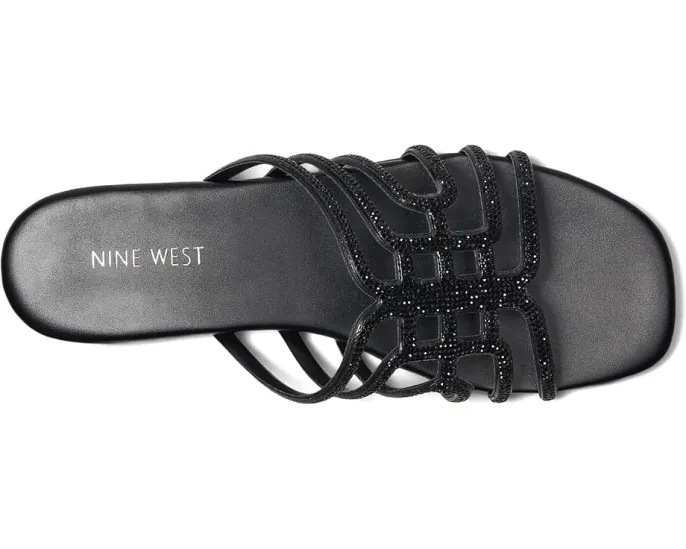 Плоские сандалии Nine West Timy с квадратным носком и украшениями