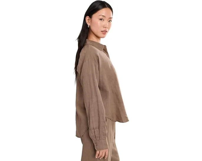 Stella Linen Button-Down