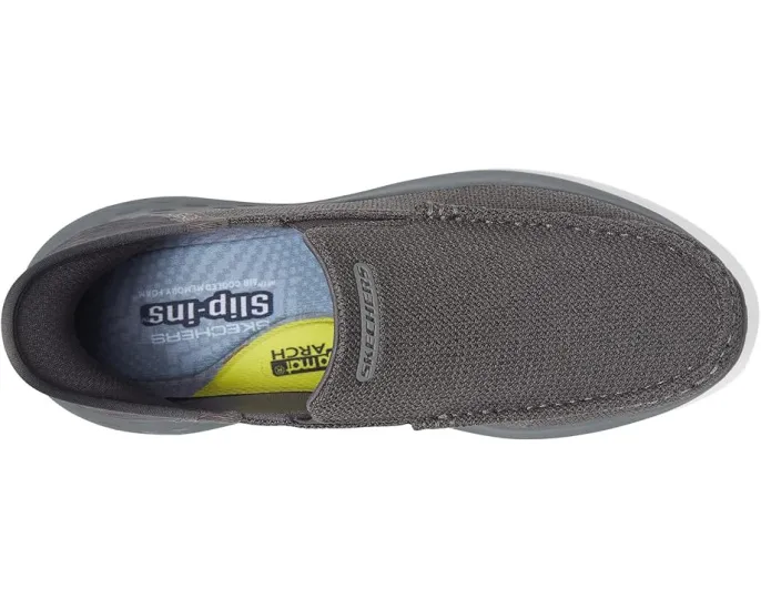 Кроссовки Skechers Parson Ralven Hands Free Slip-Ins с текстильным верхом и памятью формы