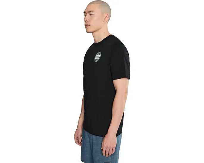 Футболка Hurley Filler Short Sleeve с принтом на груди из хлопка