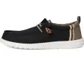 Кроссовки Hey Dude Wally Summer Linen с кожаными кисточками и круглым носком