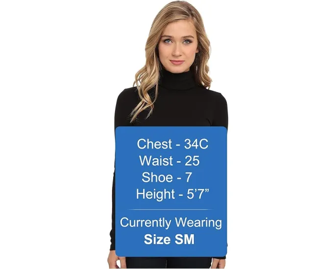 Классический топ Splendid с длинными рукавами и круглым вырезом из хлопка Supima