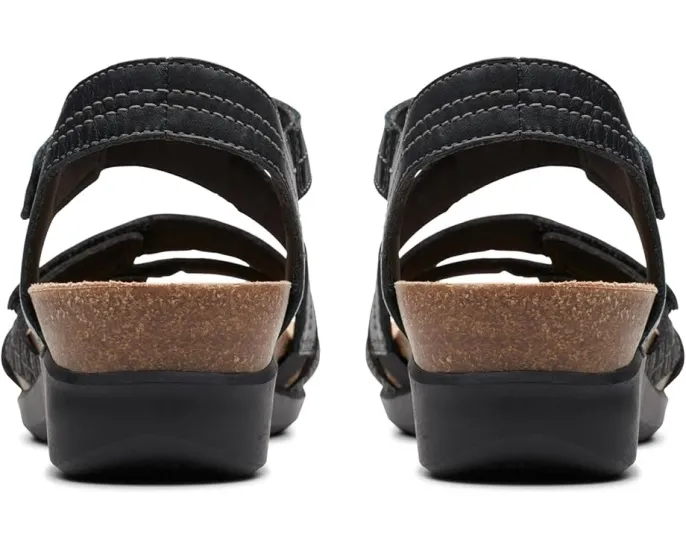 Босоножки Clarks Calenne Clara на клине с ремешками из кожи