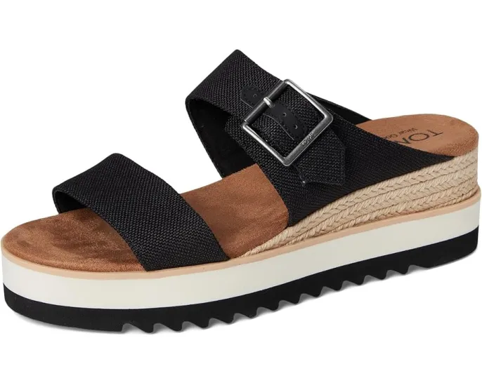 Сандалии Diana Mule Bukle на платформе с ремешками и пряжкой