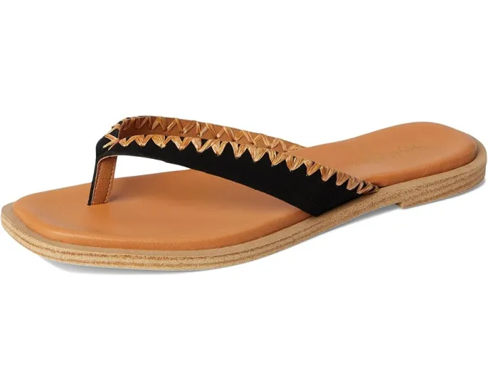 Сандалии Seychelles Island Breeze из замши с ремешками из рафии и мягкой стелькой