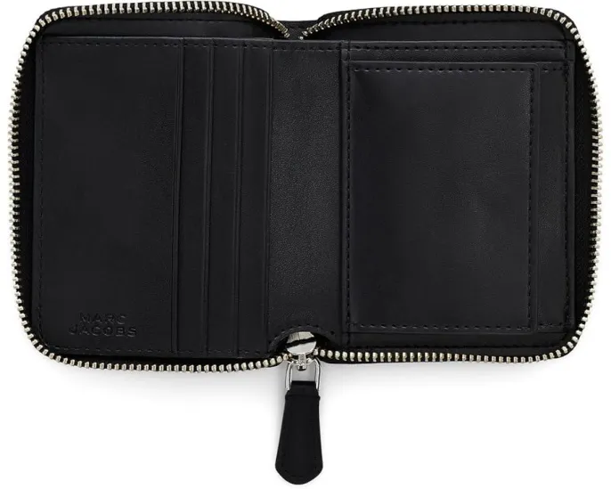 Компактный кожаный кошелек Marc Jacobs The Everyday Slim для денег и карт