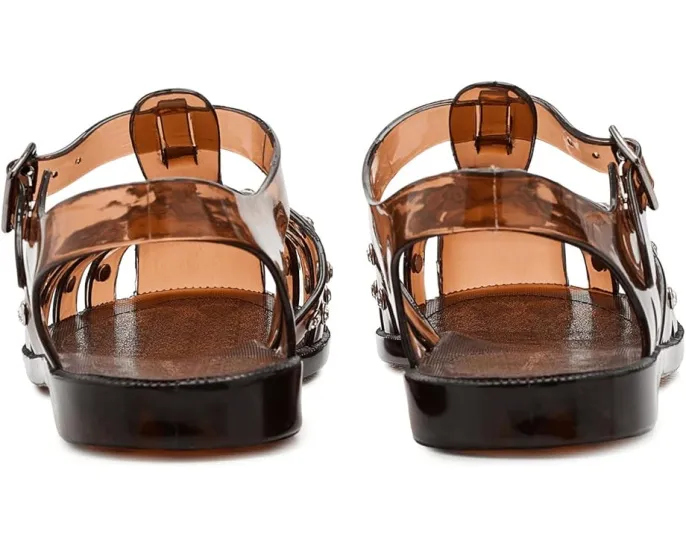 Сандалии Rhys из блестящего желе с кристаллами Loeffler Randall