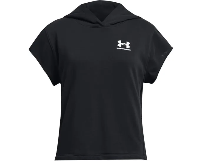 Under Armour детская худи Rival Terry Short Sleeve с капюшоном и короткими рукавами