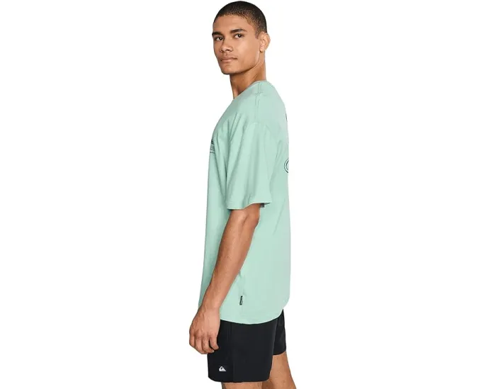 Футболка Quiksilver Vintage Bubble Org Screen Tee с эффектом состаренности