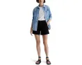 Шорты AG Jeans Jude из стрейч-твиля с прямым кроем и средней посадкой