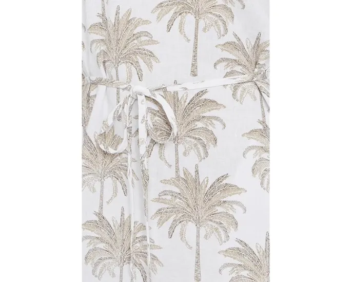 Palm Banks 3/4 Sleeve Shift Dress