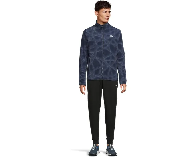 Флисовая куртка The North Face Glacier с принтом и молнией