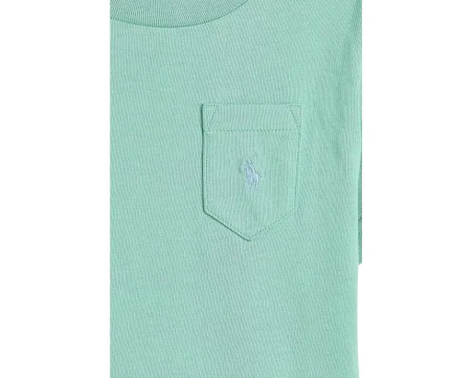 Детская футболка Polo Ralph Lauren из хлопкового джерси с карманом