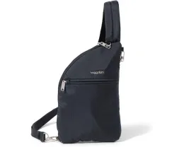 Baggallini Securtex антикражевая слинг сумка Half Moon с защитой от порезов