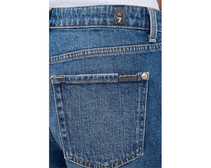 Шорты Monroe Long Shorts 7 For All Mankind из стрейч-денима