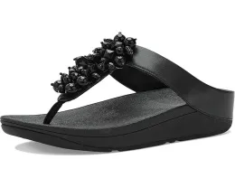 Сандалии FitFlop Fino с ремешком между пальцев и кластером бусин