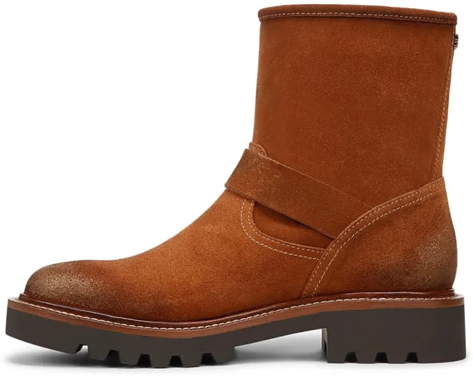 Мото-ботинки Kinsley от Sam Edelman с круглым носком и двойной пряжкой