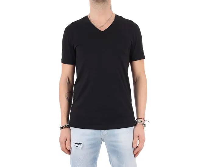 Футболка Armani Exchange с V-образным вырезом из 100% хлопка