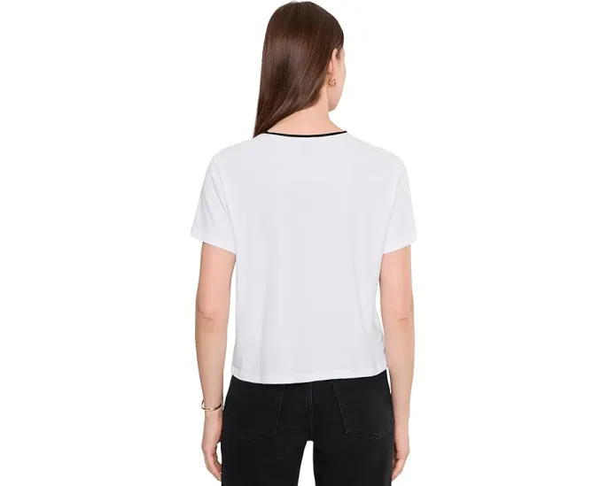 Lilla P топ Relaxed Crew с контрастной отстрочкой и свободным кроем