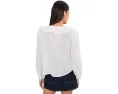 Топ Madewell Long Sleeve Kelly с длинными рукавами и кружевными вставками
