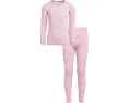 Пижамный комплект Kickee Pants Kids с длинным рукавом и принтом