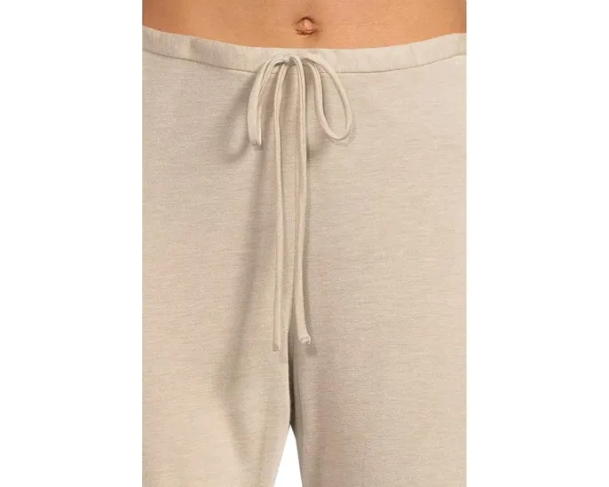 Пижамный комплект Natori Luxe Shangri-La с коротким рукавом и кружевом