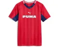 Детская футболка Puma Showtime Pique Soccer 2026 красного цвета